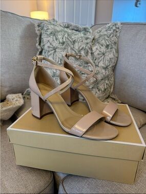 Michael Kors Nude Block Heel